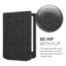Обкладинка kwmobile Fabric Flip для Pocketbook 619 Verse Lite/629 Verse/634 Verse Pro/634K3 Verse Pro Color (Dark Grey)