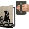 Обкладинка kwmobile Flip Handstrap для PocketBook 743G InkPad 4/743C InkPad Color 2/743K3 InkPad Color 3 (Girl and Books)