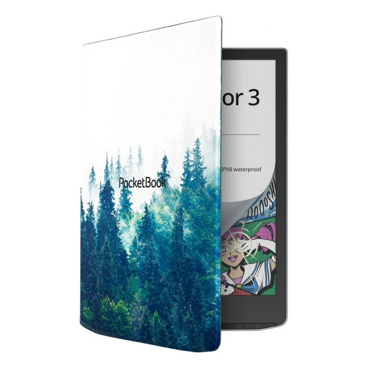 Оригінальна обкладинка-накладка PocketBook Flip Cover для PocketBook 743G InkPad 4/743C InkPad Color 2/743K InkPad Color 3 (Оригінальна обкладинка-накладка PocketBook Flip Cover для PocketBook 743G InkPad 4/743C InkPad Color 2/743K3 InkPad Color 3 (Misty Forest)
